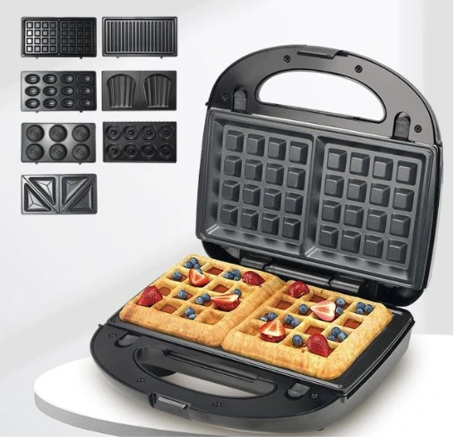 7 in 1 multiplate electric sandwich waffle grill maker
